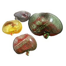 Ciotole-salatiere In Vetro Pressato A Forma Di Mela 