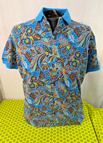 Polo etro blu multicolore - etro,