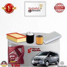 KIT TAGLIANDO FILTRI + OLIO MERCEDES VIANO 2.2 CDI 110KW 150CV DAL 2004 -> 2010