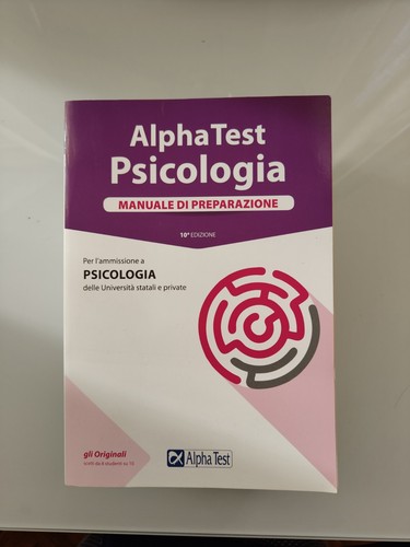 Alpha test psicologia - alpha,