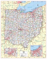 Poster grande stampa - mappa, da