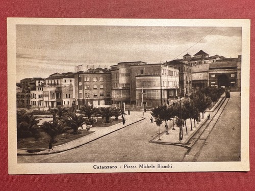 Cartolina catanzaro piazza - cartolina,
