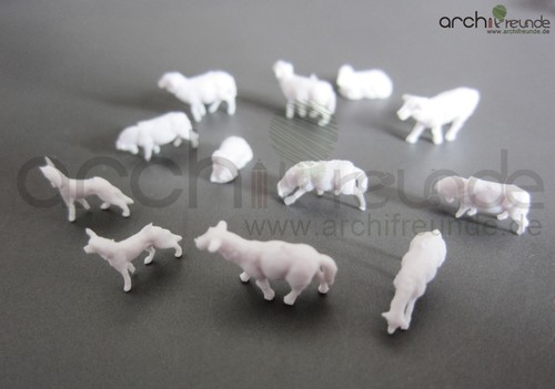 Modello pecore bianco - 10,