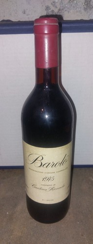 Bottiglia vino barolo doc 75cl - bottiglia,