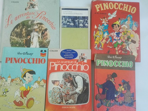 Lotto libri pinocchio pezzi - lotto,
