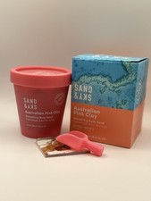 Scrub corpo esfoliante argilla rosa australiana sabbia e cielo nuovo con scatola 6,4 oz