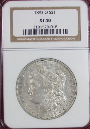 1893 dollaro morgan ngc xf40 - dollaro,