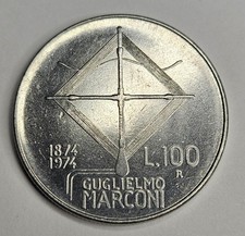 1974 Italy 100 Lire - Marconi