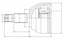 Kit giunti esterni per Mazda 3