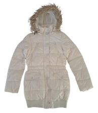 OVS Piumino giacca giubbotto trapuntato capouccio bianco bimba bambina 12 13 ann