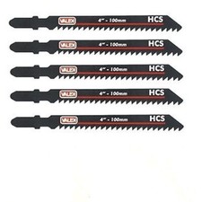 5 LAME TAGLIO LEGNO VALEX 1452717 PER SEGHETTO ALTERNATIVO BOSCH, MAKITA, SKIL..