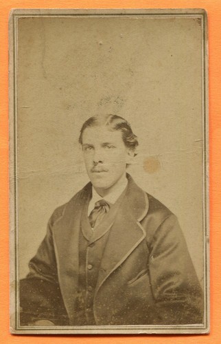Cdv cortland ritratto di - cortland,, ny,