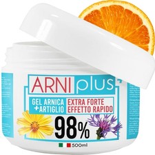ARNIplus Arnica per cavalli uso umano 500ml Con VITAMINA C arnica gel forte 98%