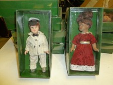 lotto di 10 bamboline in