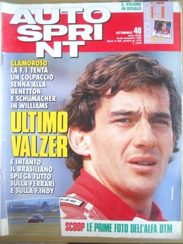 Autosprint 1992 ayrton - 1992,