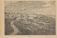 Stampa antica POTENZA Veduta