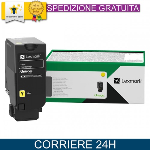 Lexmark toner 71c2hy0 giallo - lexmark,