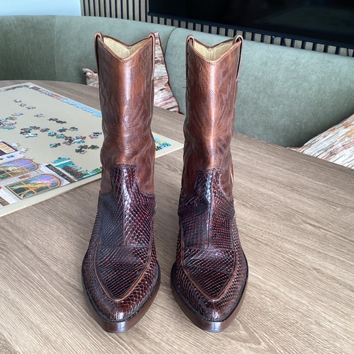 Stivali cowboy uomo marroni - stivali,