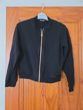 Moschino Giacca Nera Zip Up