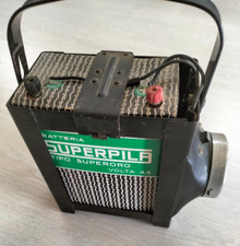 Grande TORCIA LAMPADA SUPERPILA SUPERORO Portatile VOLTA 4,5 Vintage arredo RARA