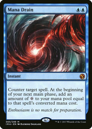 Mtg mana drain - mana, risucchia