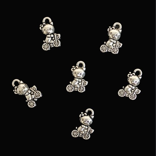 10pz ciondoli charm bici - charm,