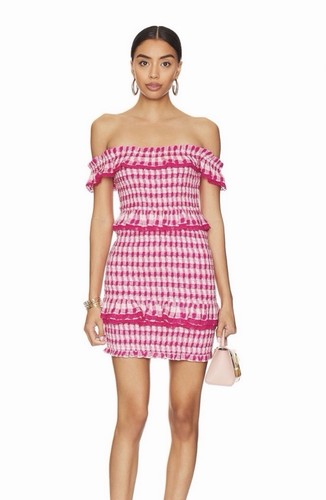 Abito revolve tularosa gingham - tularosa,