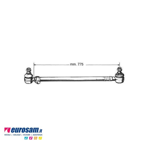 Tirante sterzo adatto iveco - adatto,