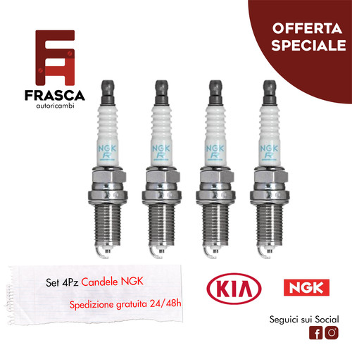 Candele pezzi ngk kia - candele,