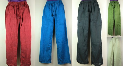 Pantaloni cotone elasticizzato