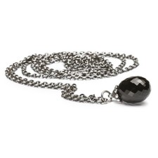 TROLLBEADS TAGFA-00007 Collana in Argento con Onice Nero  120CM Ret. price € 155