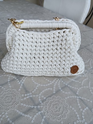 Borsa pochette uncinetto - borsa,