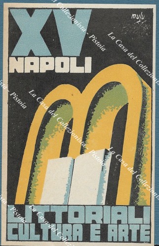 Fascismo napoli 1937 xv - napoli, 1937.