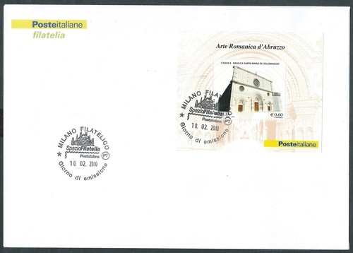 2010 italia fdc poste - italia, italiane