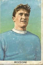 FIGURINE CALCIATORI SIDAM 1960 / 61 - LAZIO -# 130 - ROZZONI-  SOCCER CARD