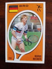 FIGURINA NR.  191 BORIS BECKER  ALBUM SUPERSPORT PANINI 1988 DA EDICOLA