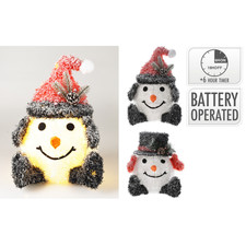 PUPAZZO NEVE CON LED