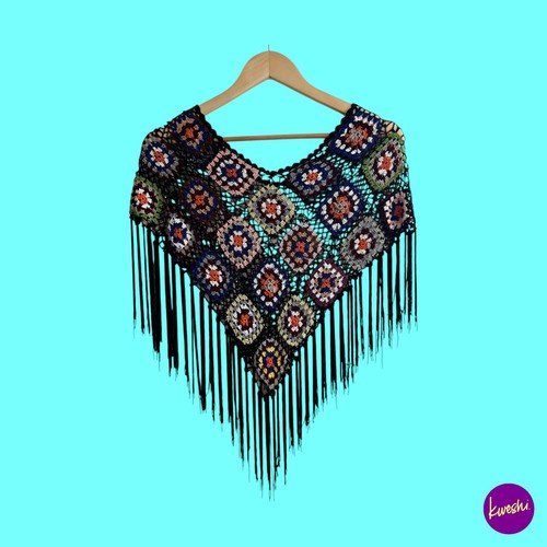 Xxxiticat poncho donna - poncho,