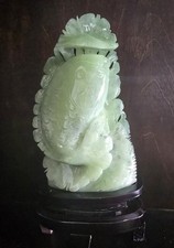 Scultura pesce intagliato a