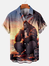 CAMICIA GORRILLA UOMO HAWAIANA