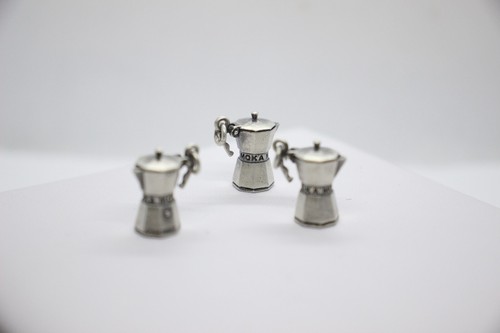 Ciondolo argento moka - ciondolo,