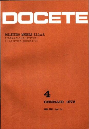 Docete rivista bollettino - docete.,
