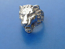  ANELLO con TESTA di LEONE ARGENTO 925 MILLESIMI lions ring sterling silver