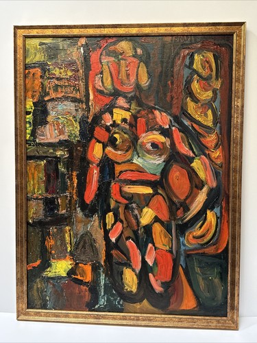 Quadro metà secolo astratto - quadro,