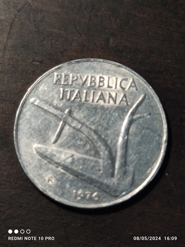 Moneta lire del 1976 - , da