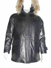 Parka cappotto pelle agnello