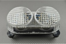 Fanale Posteriore LED Chiaro Frecce KAWASAKI ZX9R ZX-9R ZX9-R ZX900E 2000-2003