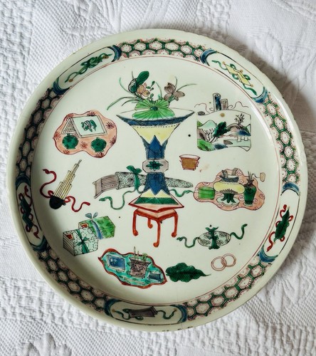 Piatto kangxi famille verte - famille,