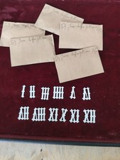 Orologiaio 1 set numeri gotici