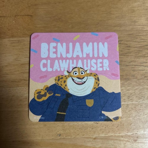 Zootopia cafe coaster - cafe,